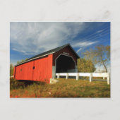Carleton Covered Bridge Swanzey NH Briefkaart (Voorkant)