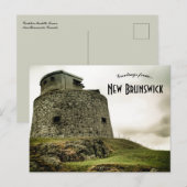 Carleton Martello Tower New Brunswick Canada Briefkaart (Voorkant / Achterkant)