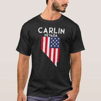 Carlin Nevada USA State Travel Nevadan T-shirt