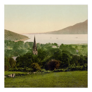 Carlingford Lough, Co. Down, N. Ierland landschap Perfect Poster