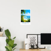 Carlisle Bay Barbados Reisprint Poster (Thuiskantoor)