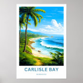 Carlisle Bay Barbados Reisprint Poster (Voorkant)