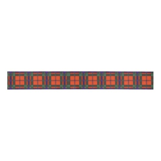 Carlisle clan Pset Scottish kilt tartan Grosgrain Lint (Voorkant)