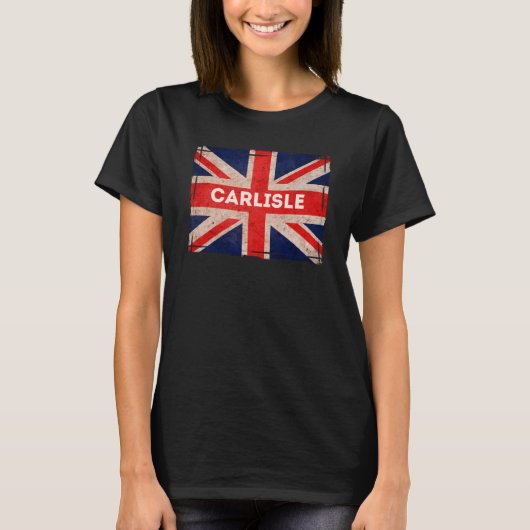 Carlisle Flag Border Town Proud North England T-shirt (Voorkant)