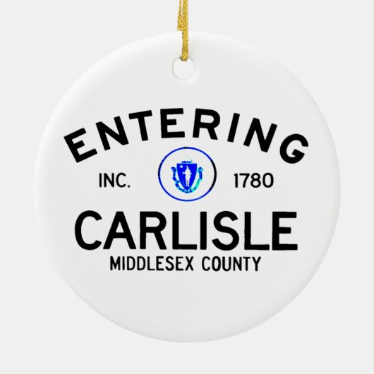 Carlisle invoeren keramisch ornament (Achterkant)