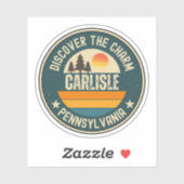 Carlisle, Pennsylvania Sticker (Vel)