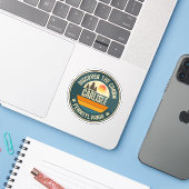 Carlisle, Pennsylvania Sticker (Laptop met iPhone)