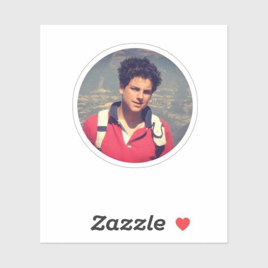 Carlo Acutis  foto look Sticker (Vel)