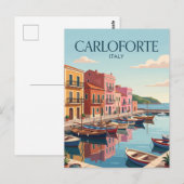 Carloforte Haven Italië Briefkaart (Voorkant / Achterkant)