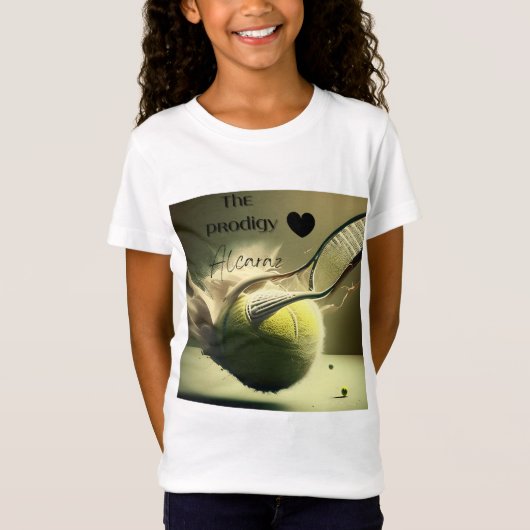 Carlos Alcaraz, alcaraz, tennis kinder T-shirt (Voorkant)
