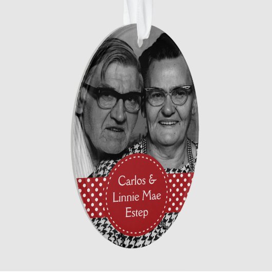 Carlos en Linnie Mae Estep Psalm 103:17 Ornament (voorkant)