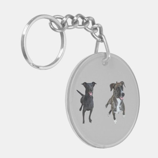 Carlos honden sleutelhanger (Voorkant Links)