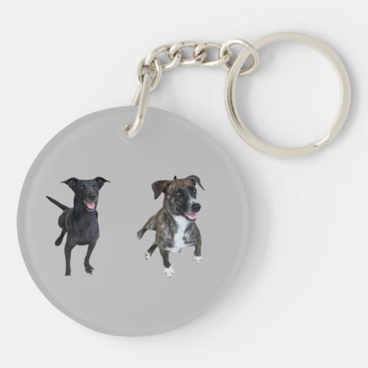 Carlos honden sleutelhanger (Achterkant)