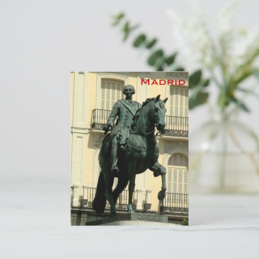 Carlos III Briefkaart (Staand voorkant)