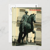 Carlos III Briefkaart (Voorkant / Achterkant)