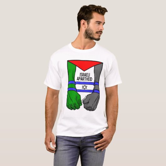 Carlos Latuff - Israëlische apartheid T-shirt (Voorkant volledig)