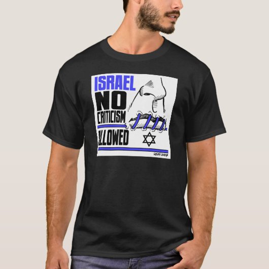 Carlos Latuff's No Criticism Allowed T-shirt (Voorkant)