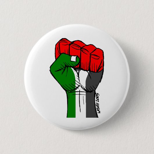 Carlos Latuff's Palestijnse Eerste Button (Voorkant)