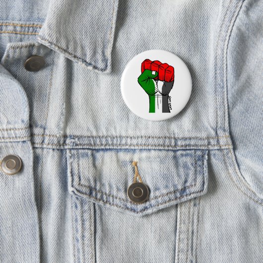 Carlos Latuff's Palestijnse Eerste Button (In situ)