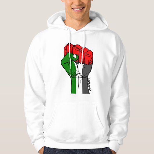 Carlos Latuff's Palestijnse Eerste overhemd Hoodie (Voorkant)