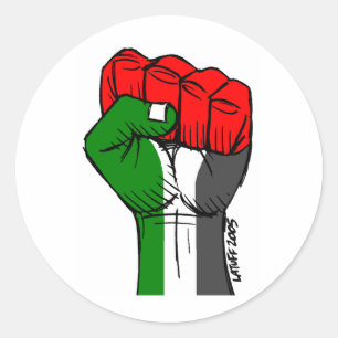 Carlos Latuff's Palestijnse Eerste Sticker