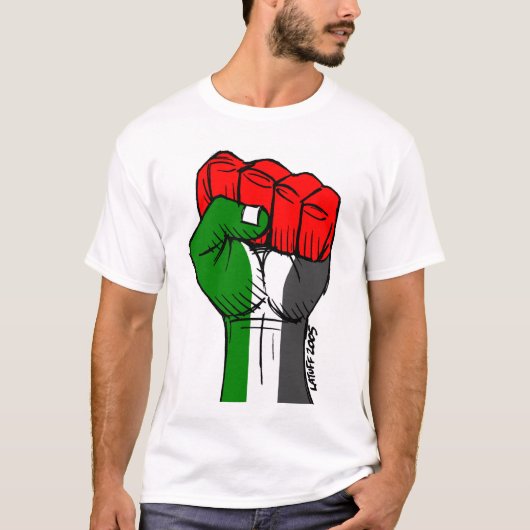 Carlos Latuff's Palestijnse Eerste Tank Shirt (Voorkant)