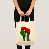 Carlos Latuff's Palestijnse vuistzak Tote Bag (Voorkant (product))