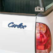 Carlos Name blue Aufkleber Sticker Autoaufkleber (Op Truck)