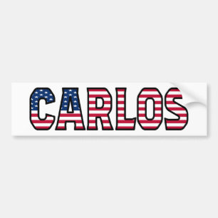 Carlos Name Vorname USA Aufkleber Sticker Auto