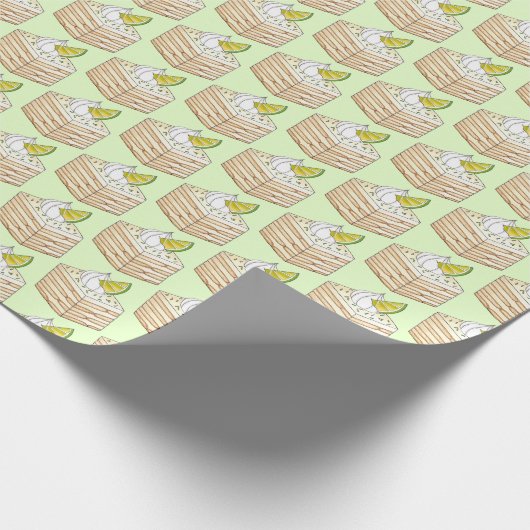 Carlota de Limón Mexicaanse Icebox Taart Bake Sale Cadeaupapier (Hoek)