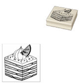 Carlota de Limón Mexicaanse Icebox Taart Bake Sale Rubberstempel (Gestempeld)