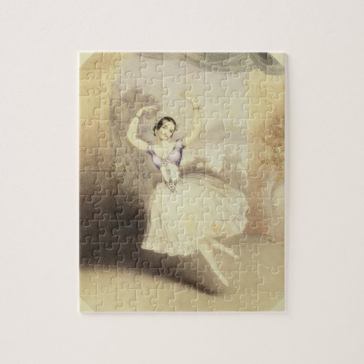 Carlotta Grisi (1819-1999) in de ballet van de Per Legpuzzel (Verticaal)
