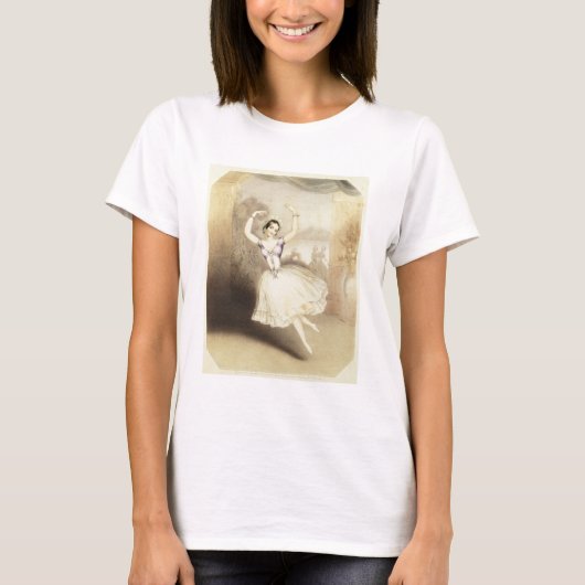 Carlotta Grisi (1819-1999) in de ballet van de Per T-shirt (Voorkant)