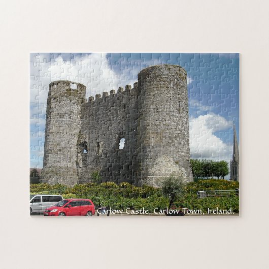 Carlow Castle ruins, Carlow town, Ierland Legpuzzel (Horizontaal)