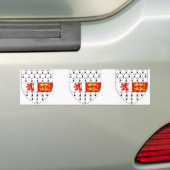 Carlow County Crest, Ierland Bumpersticker (Op auto)