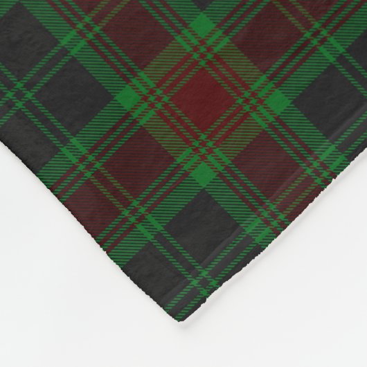 Carlow County Irish Tartan Fleece Deken (Hoek)