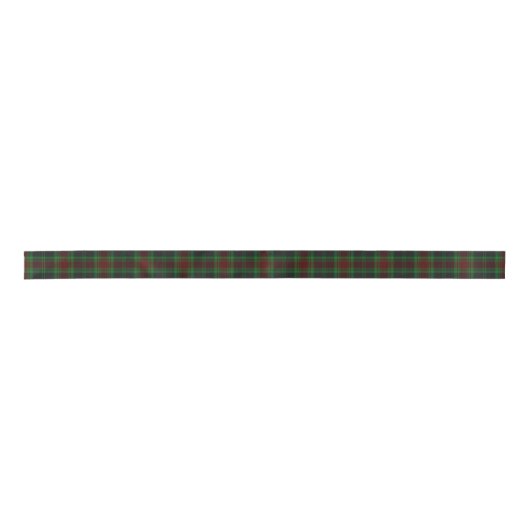 Carlow County Irish Tartan Satijnen Lint (Voorkant)
