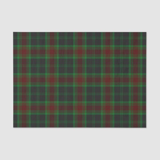 Carlow County Irish Tartan Tissuepapier (Voorkant)