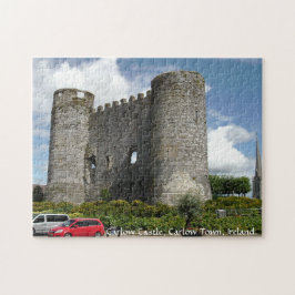 Carlow Kasteel ruïne, Carlow stad, Ierland Legpuzzel