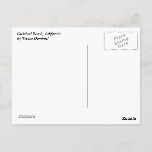 Carlsbad Beach - Briefkaart (Achterkant)