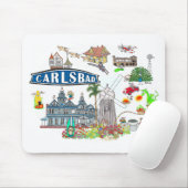 Carlsbad Beach City Fun Muismat (Met muis)