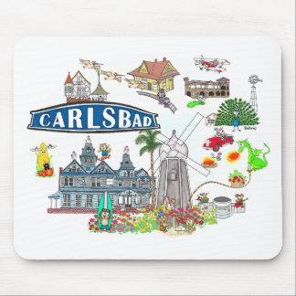Carlsbad Beach City Fun Muismat