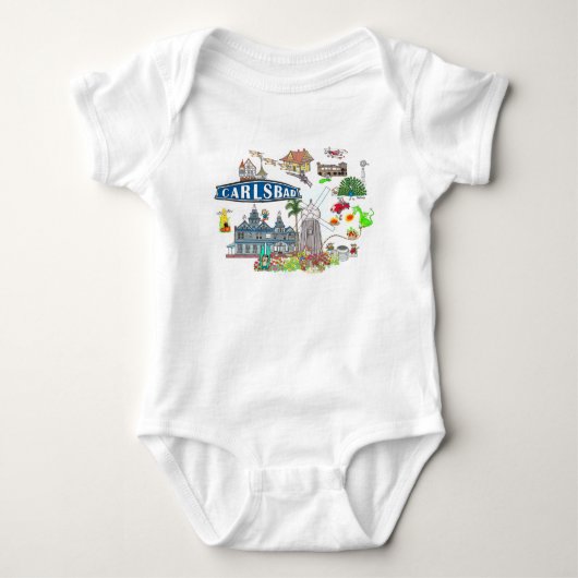 Carlsbad Beach City Fun Romper (Voorkant)