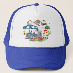 Carlsbad Beach City Fun Trucker Pet