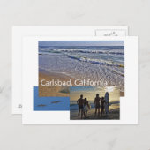 Carlsbad California Briefkaart (Voorkant / Achterkant)
