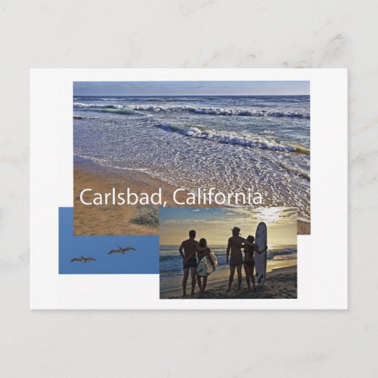 Carlsbad California Briefkaart (Voorkant)
