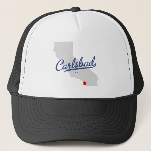 Carlsbad California CA Shirt Trucker Pet (Voorkant)