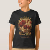 CARLSBAD CALIFORNIA - CARLSBAD FLOWER FIELDS T-SHIRT (Voorkant)