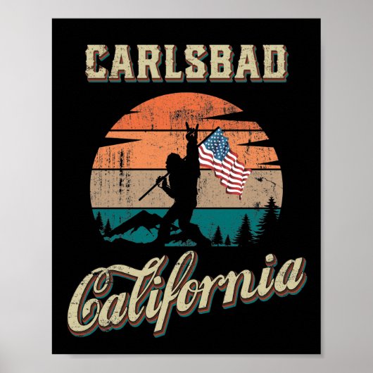 Carlsbad California Poster (Voorkant)