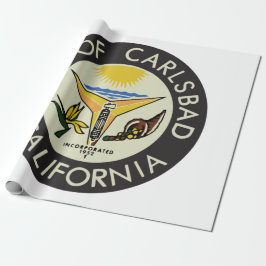 Carlsbad (Californië) City Seal Cadeaupapier